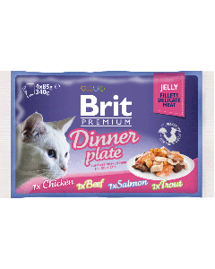 BRIT POUCH JELLY FILLET DINNER PLATE (4x85g)