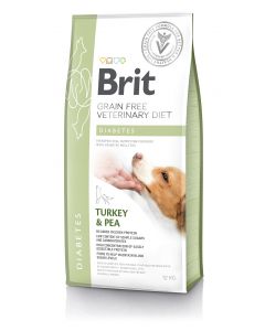 Brit  Veterinary Diets Dog Grain Free Diabetes Turkey&Pea