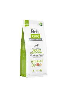 Brit Care Dog Sustainable Adult Medium Breed Chicken & Insect 