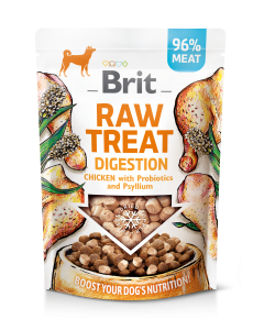BRIT RAW TREAT DIGESTION FREEZE-DRIED TREAT AND TOPPER 