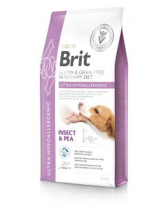Brit Veterinary Diets Dog Gluten & Grain free Ultra - Hypoallergenic Insect&Pea