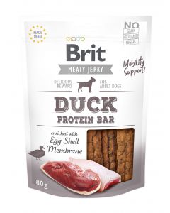 Brit Jerky Snack Duck Protein bar 80g