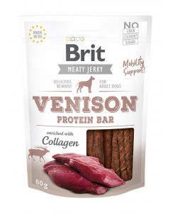 Brit Jerky Snack Venison Protein bar